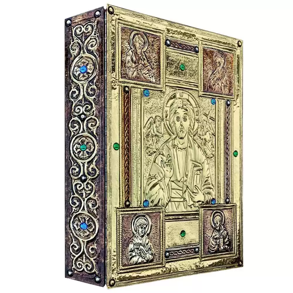 Capa de Evangeliário Sublimes Dourado - Edição Especial